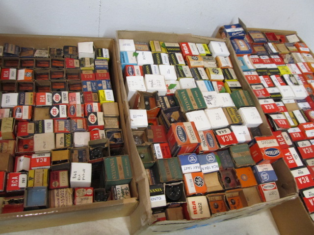 lot 95 image: Large Lot of Radio Tubes