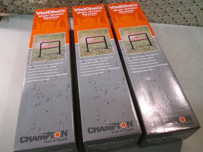 lot 37 image: 3 Champion Traps and Targets VisiCh...