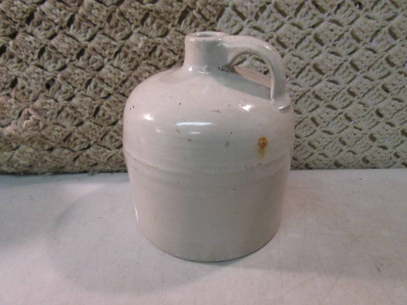 lot 79 image: Vintage Small Clay Jug 7 34 Tall ...