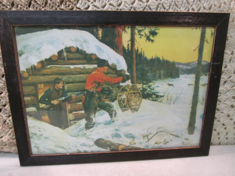 lot 118 image: Framed Philip R Goodwin Print 22 3...