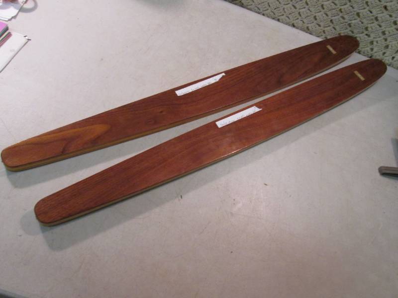 lot 128 image: Pair of Sample Salesmen Water Skis ...
