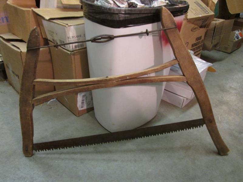 lot 138 image: Antique Bow Saw Blade is 28  BR1...
