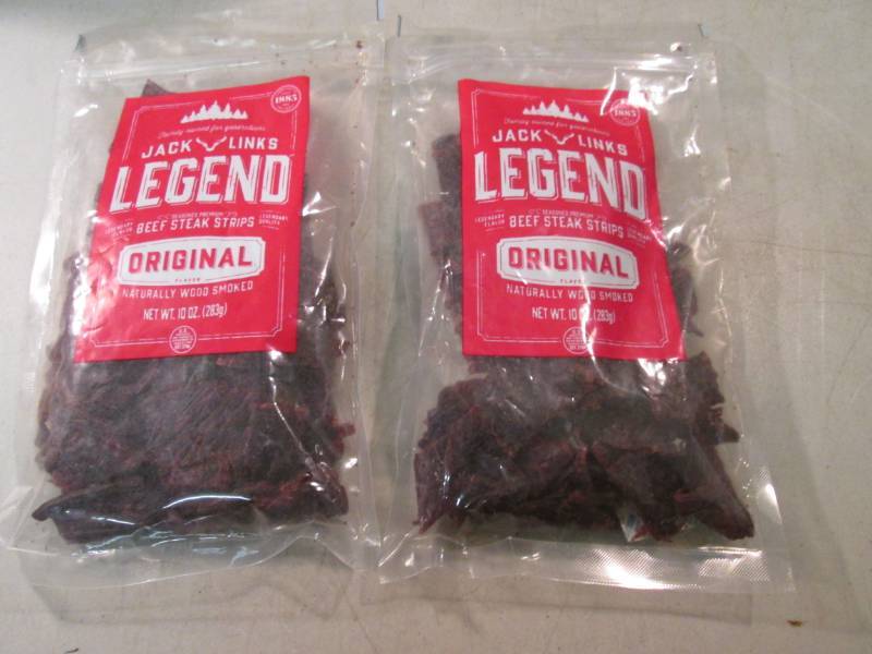 lot 207 image: 2 Bags of Jack Links Legend Origina...