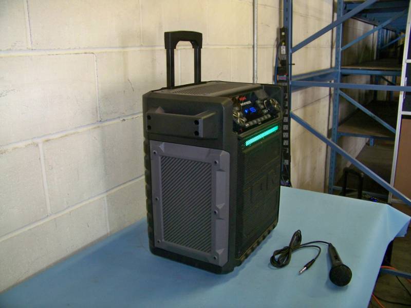 lot 1 image: ION, Pathfinder, High Power, Water Resistant, Portable, Wireless Loudspeaker  Speaker with Bluetooth - includes Original Box