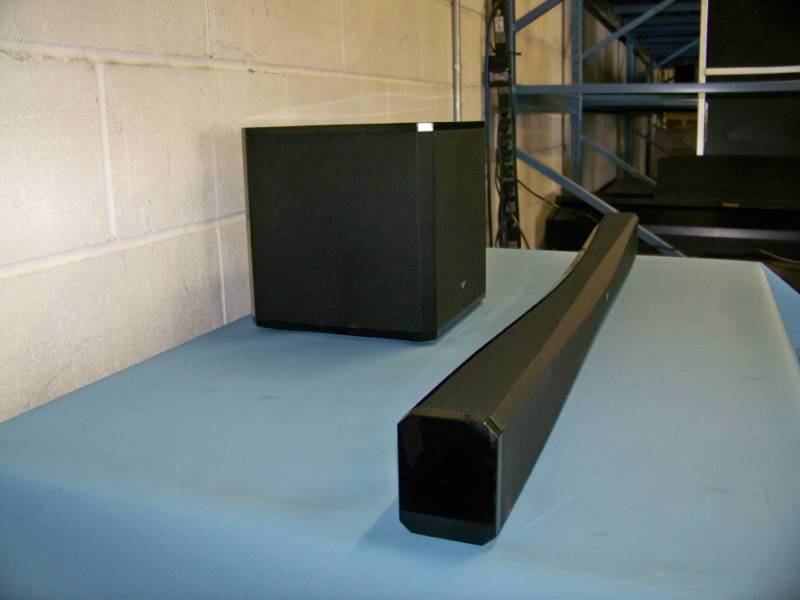 lot 65 image: Vizio, Soundbar (Sound Bar) and Subwoofer (Woofer) for Home Theater  Audio System