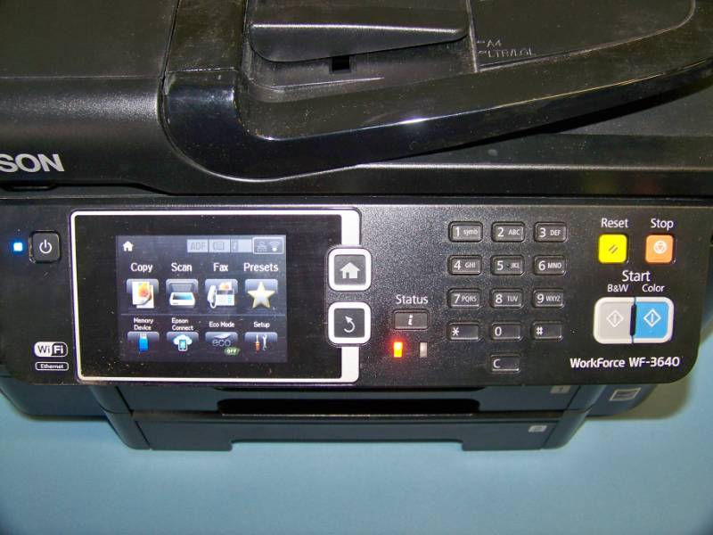 lot 131 image: Epson, Workforce, WF-3640, All-In-One Inkjet Printer
