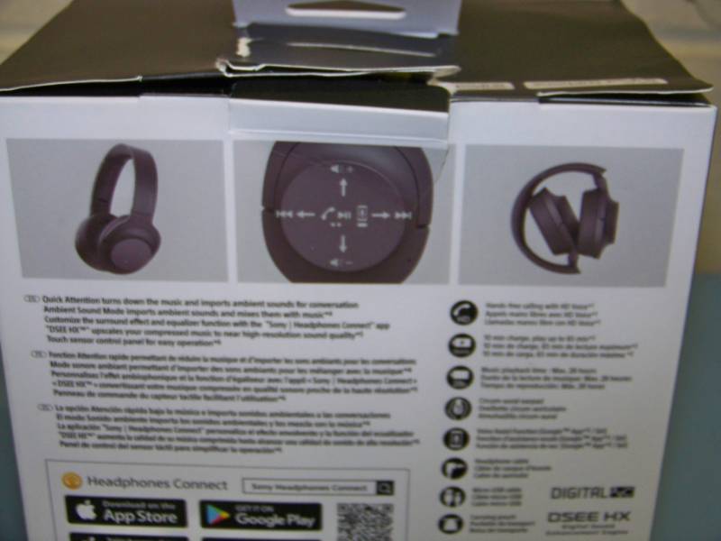lot 27 image: Sony, h.ear on 2, Wireless, Bluetooth Stereo Headset  Headphones in Original Box