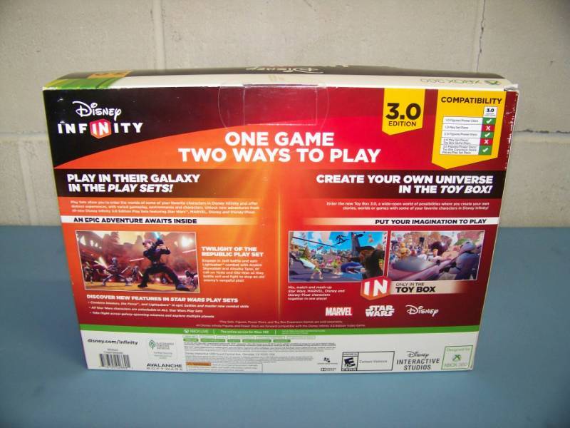 lot 50 image: XBOX 360, Disney, Infinity, 3.0 Edition, Star Wars Starter Pack - NEW  SEALED