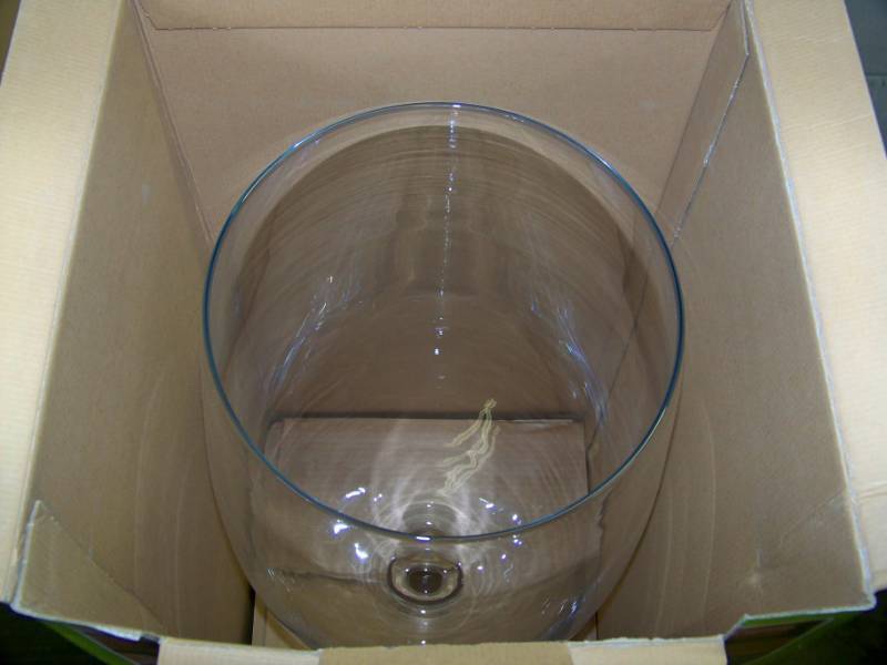 lot 63 image: 46 Tall, Decorative  Novelty Wine Glass - NEW in Original, Open Box