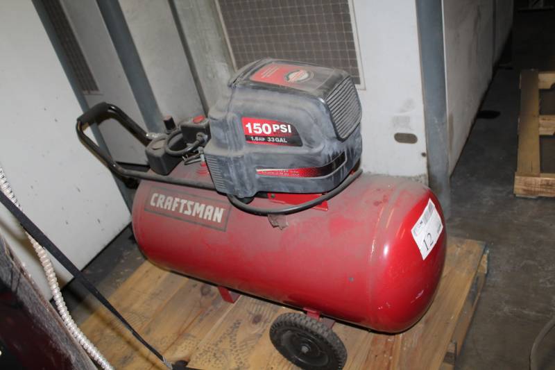 lot 12 image: Craftsman 33-Gallon Air Compressor