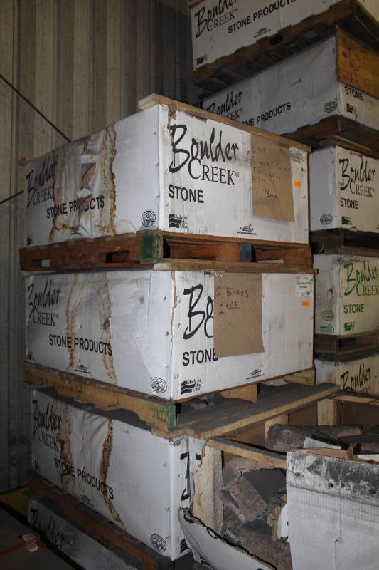 lot 101 image: Boulder Creek Stone Products Boxes of Flats