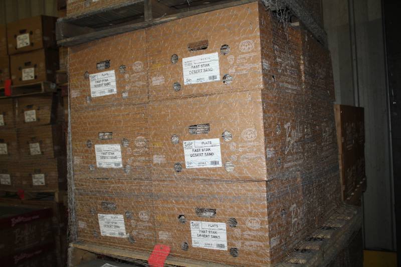 lot 91 image: Boulder Creek Stone Products Boxes of Fast Stak Desert Sand Flats