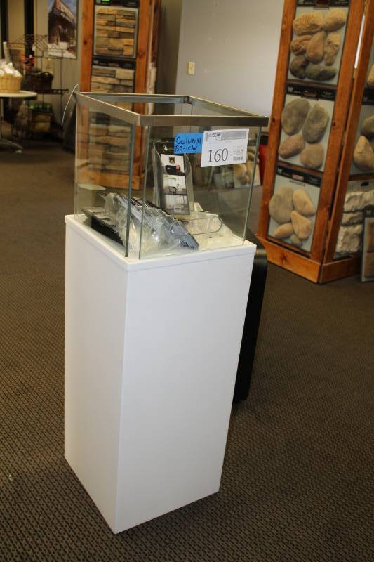 lot 160 image: Bio Blaze Column Free Standing Ethanol Fireplace Unit