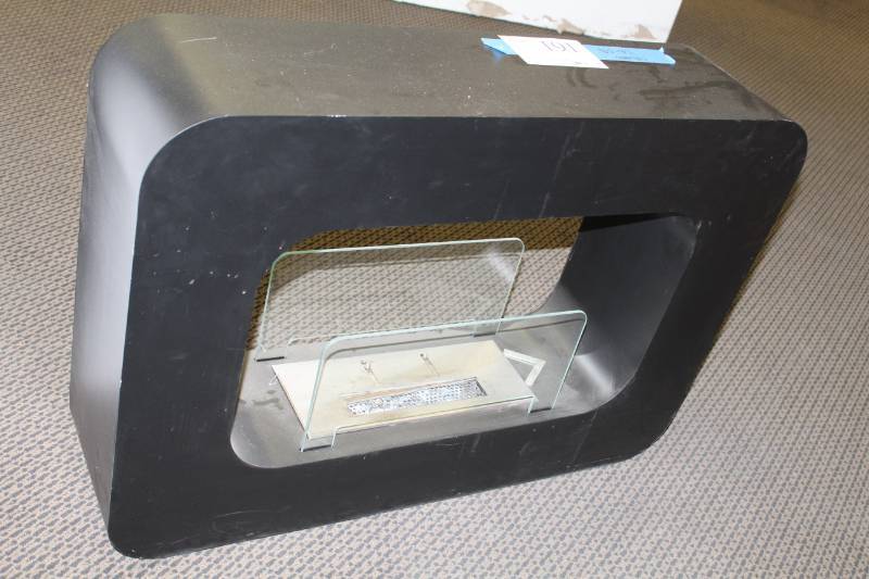 lot 161 image: Bio Blaze Orlando 39in. Wide Free Standing Ethanol Fireplace Unit