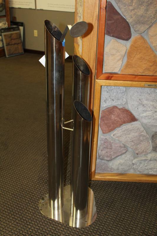 lot 163 image: Bio Blaze Stainless Steel Pipes