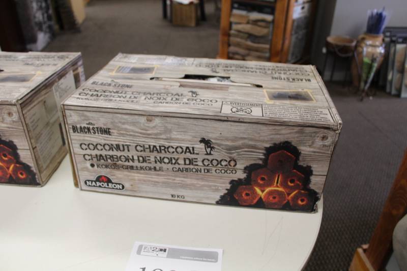 lot 190 image: Napolean Black Stone Coconut Charcoal