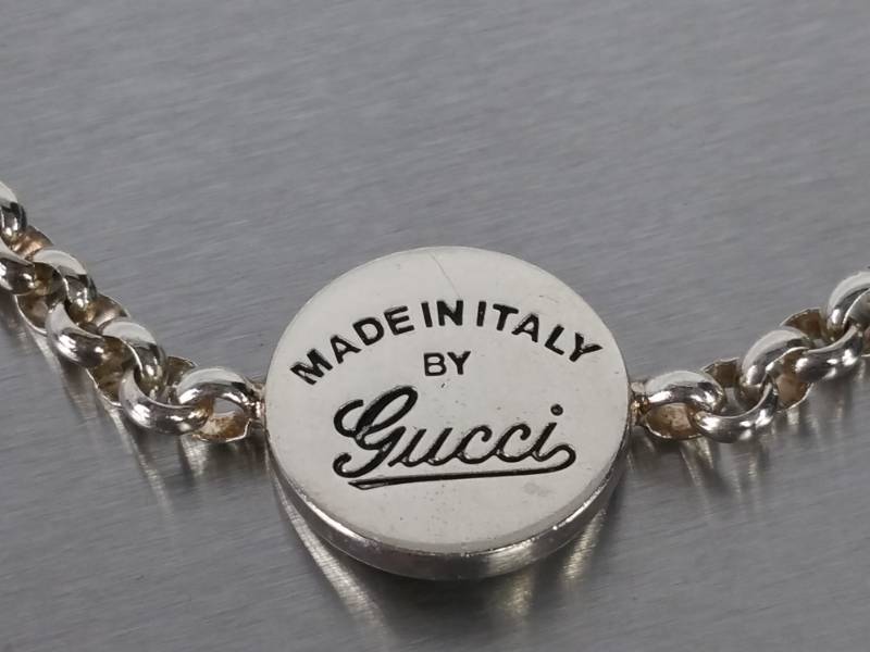 lot 27 image: Signed Gucci Italian Designer Estate Bracelet