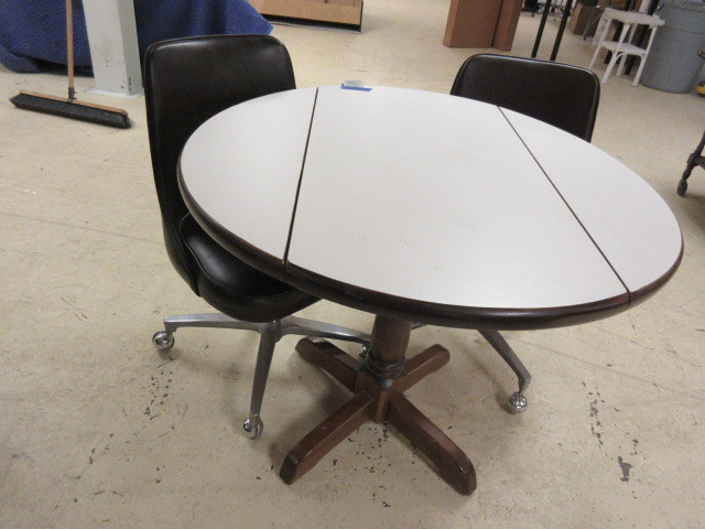 DROP LEAF KITCHEN SET WITH CHAIRS