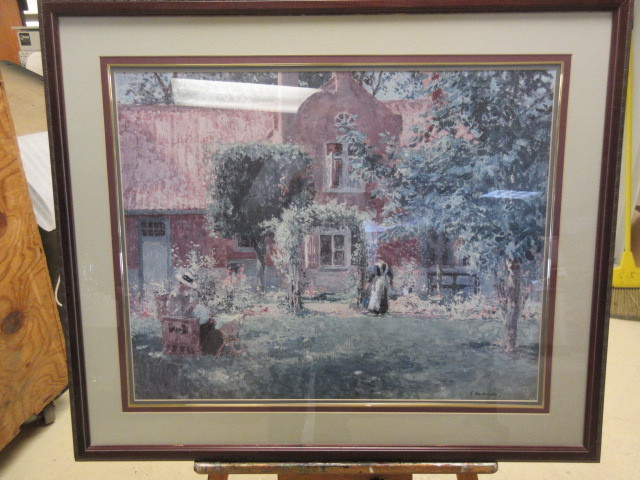 FRENCH IMPRESSION STYLE FRAMED PRINT