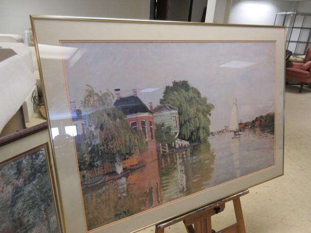 FRAMED MONET PRINT