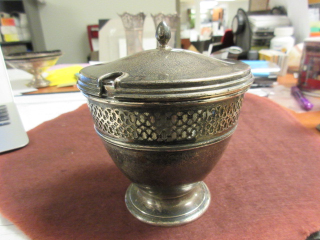 STERLING, TIFFANY & CO. COVERED SUGAR BOWL