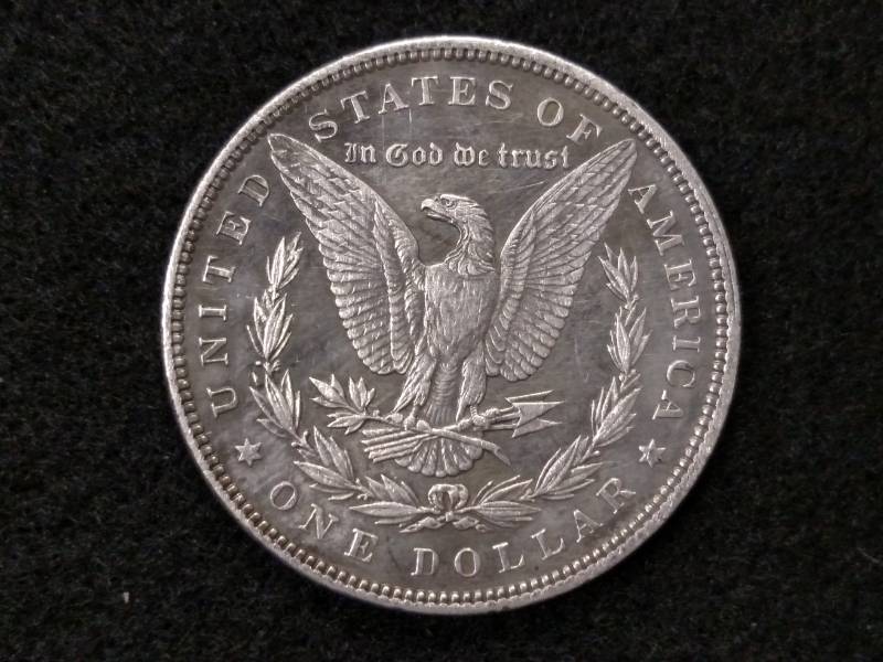 lot 8 image: 1896 Morgan Silver Dollar...