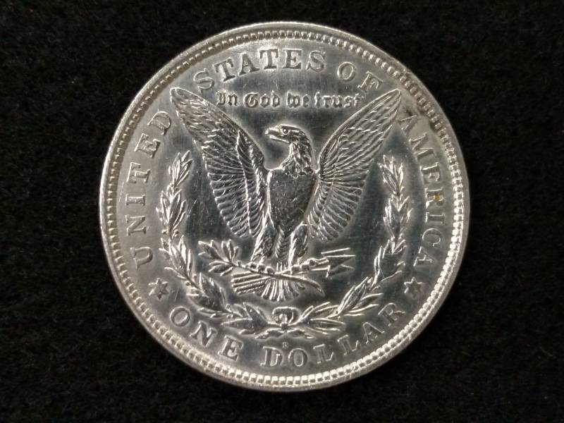 lot 17 image: 1921 D Morgan Silver Dollar...