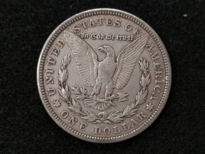 lot 21 image: 1921 S Morgan Silver Dollar...