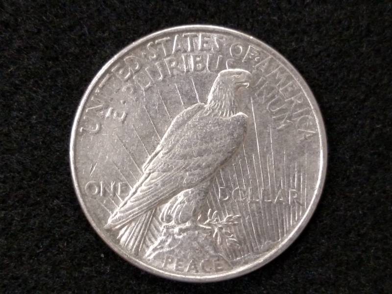 lot 25 image: 1922 Peace Silver Dollar...