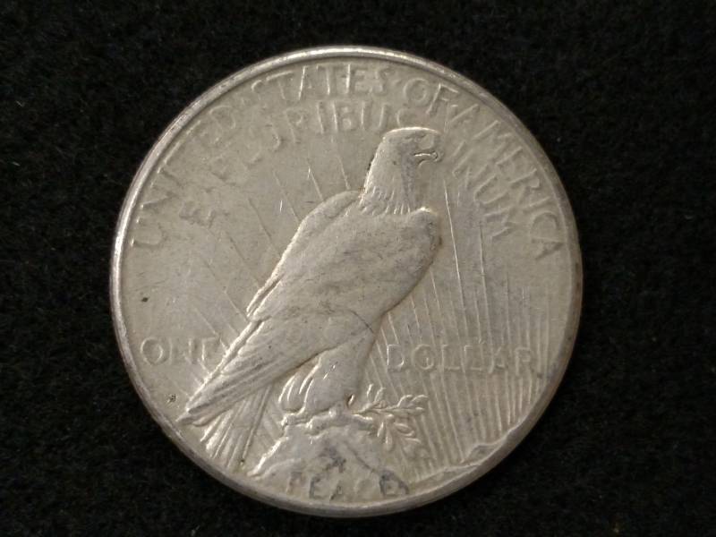 lot 28 image: 1922 S Peace Silver Dollar...
