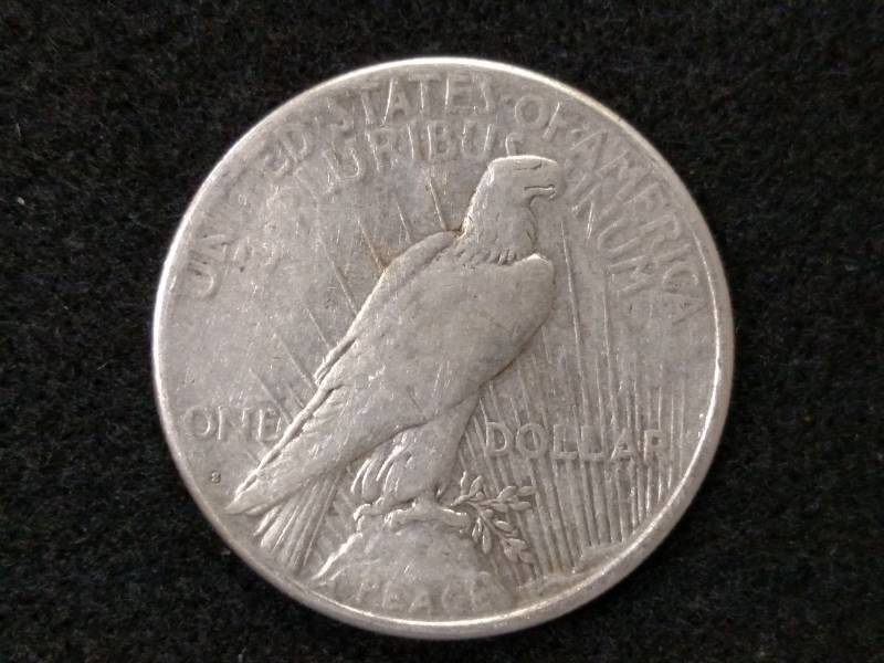 lot 29 image: 1922 S Peace Silver Dollar...