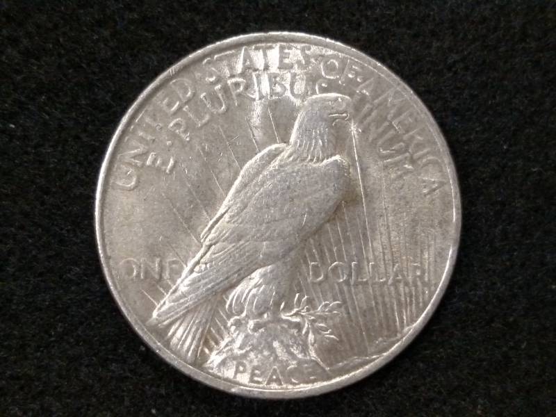 lot 34 image: 1923 Peace Silver Dollar...