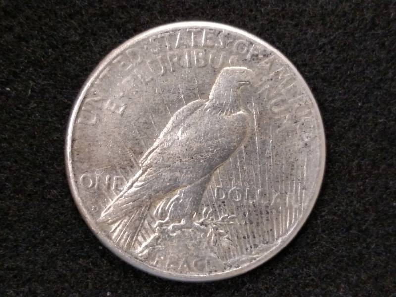 lot 37 image: 1923 S Peace Silver Dollar...