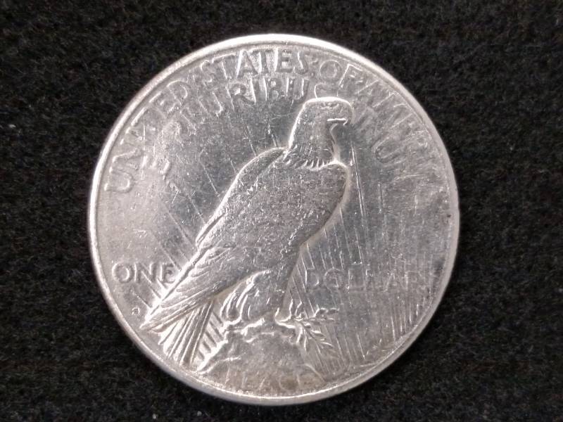 lot 39 image: 1923 S Peace Silver Dollar...
