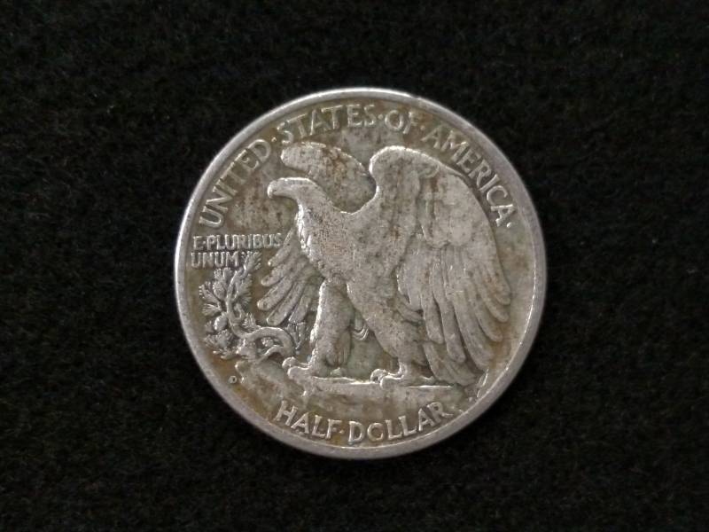 lot 46 image: 1936 D Walking Liberty Silver Half ...