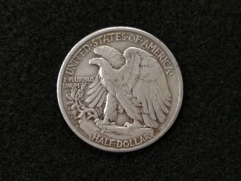 lot 52 image: 1941 D Walking Liberty Silver Half ...