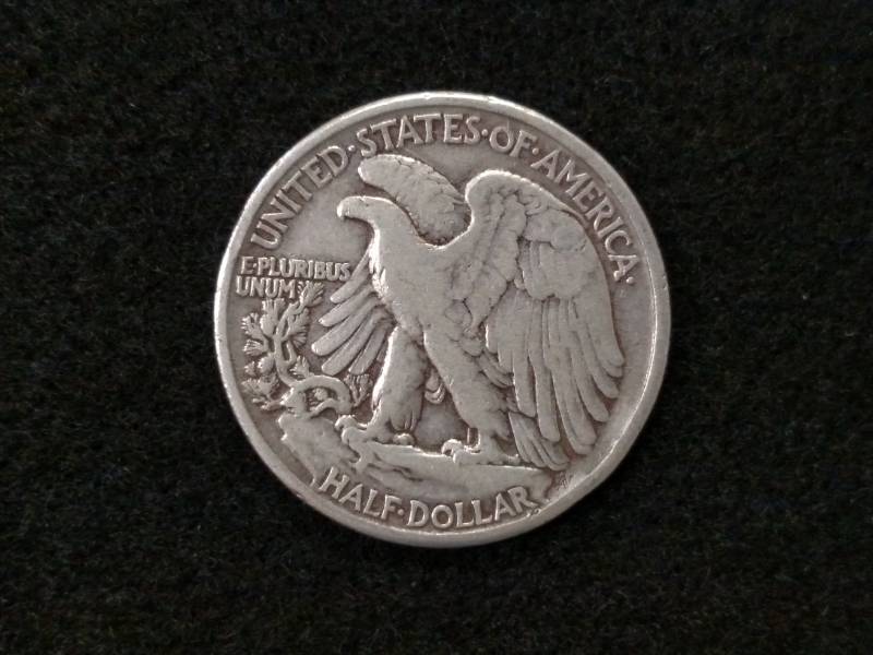lot 53 image: 1942 Walking Liberty Silver Half Do...