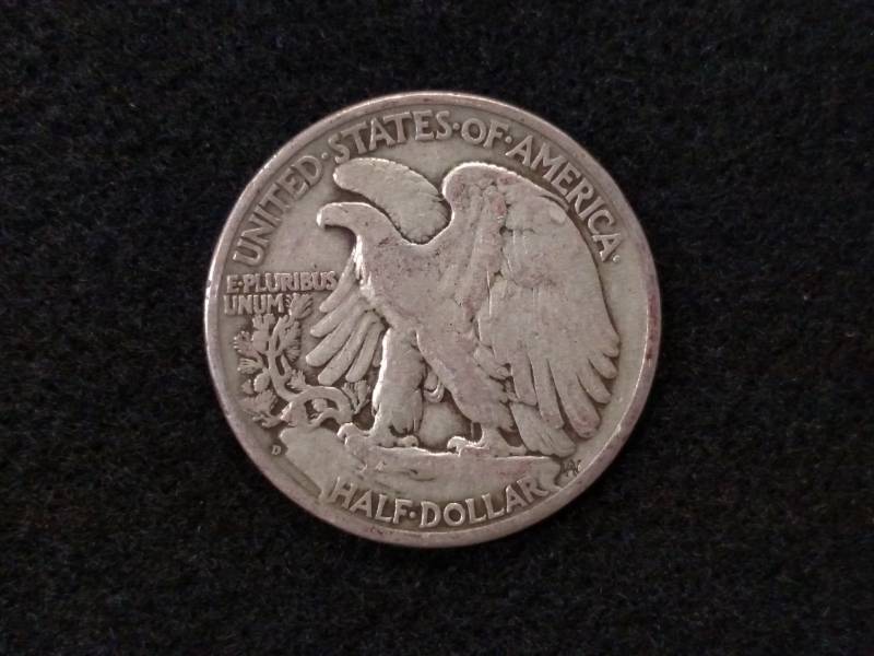 lot 54 image: 1942 D Walking Liberty Silver Half ...