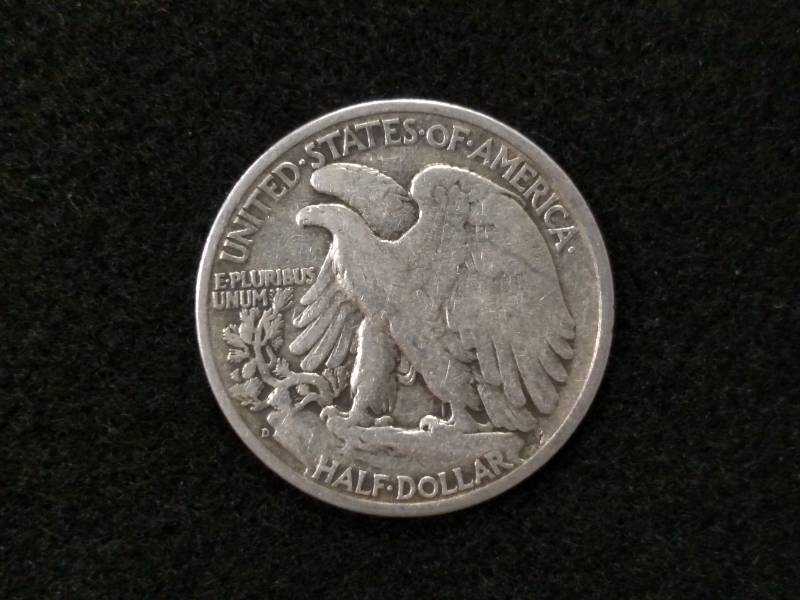 lot 59 image: 1944 D Walking Liberty Silver Half ...