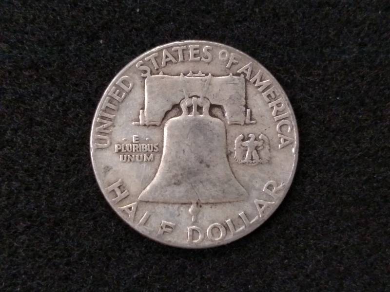 lot 66 image: 1951 Franklin Silver Half Dollar...