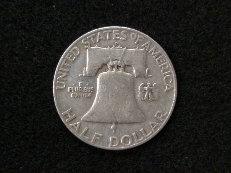 lot 70 image: 1952 D Franklin Silver Half Dollar...