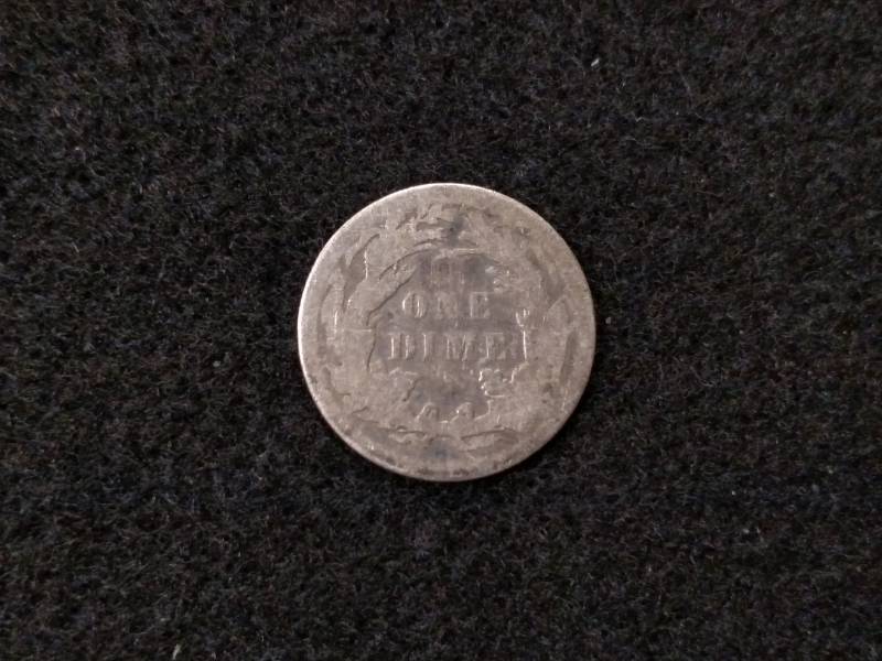lot 91 image: 1887 Seated Liberty Silver Dime...