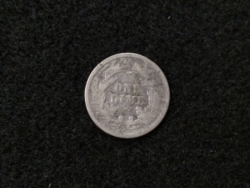 lot 92 image: 1888 Seated Liberty Silver Dime...