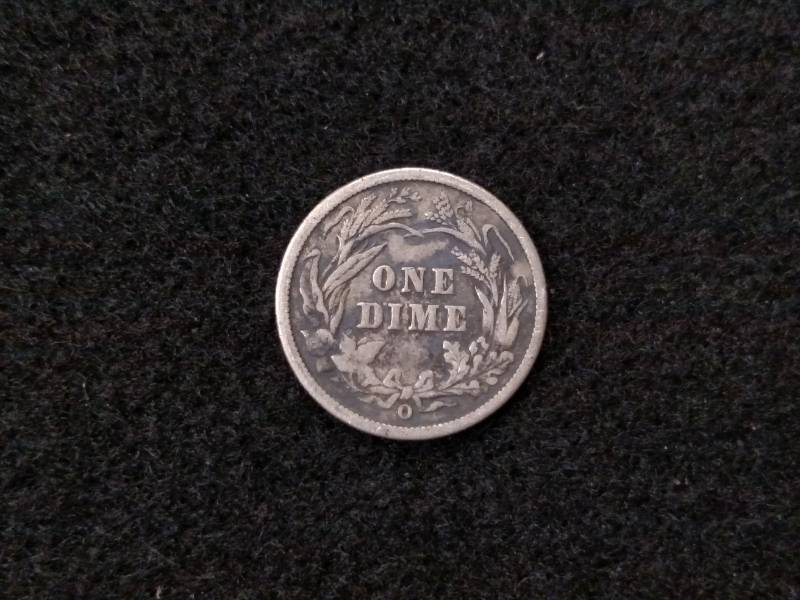 lot 94 image: 1898 O Barber Silver Dime...