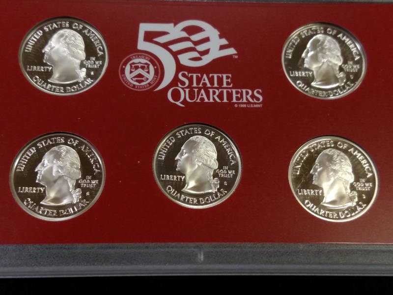 lot 105 image: 2006 U.S. Mint 50 State Quarters Si...
