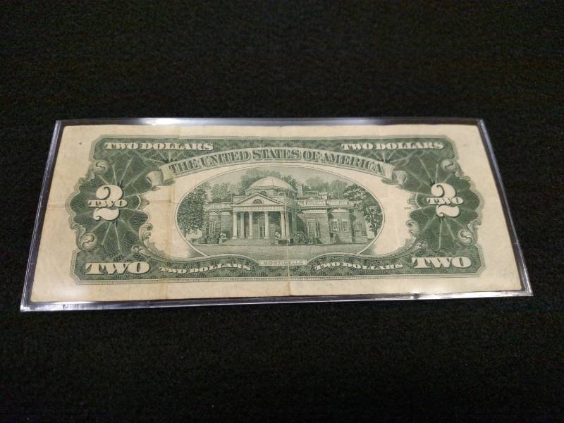 lot 111 image: 1953 B Two Dollars Red Seal Note...