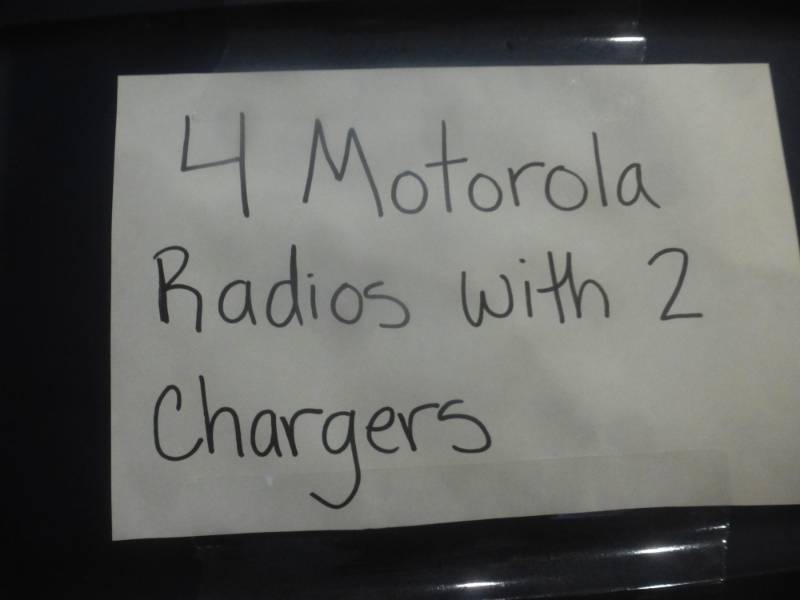 lot 7 image: Motorola Radios
