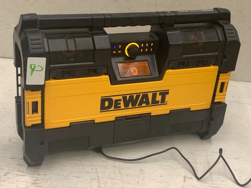 lot 2 image: DeWalt Tough-System Bluetooth Radio  Charger
