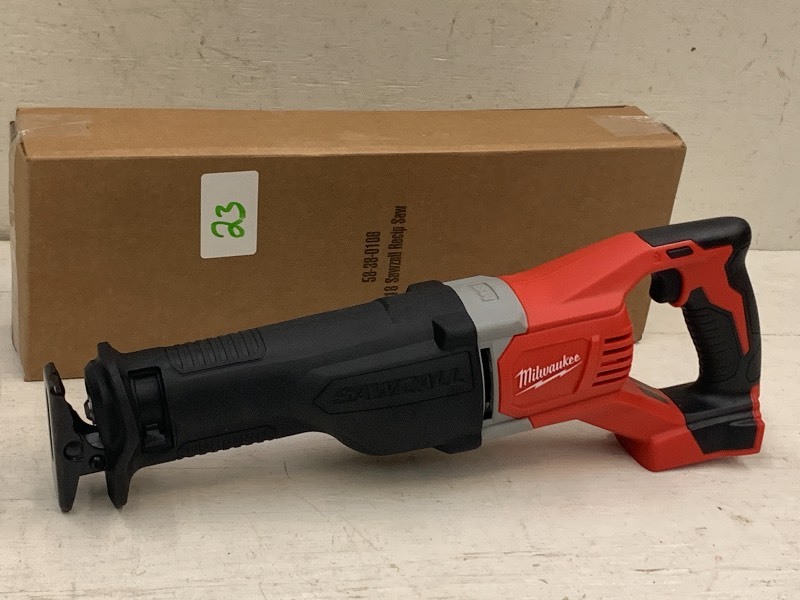 lot 23 image: Milwaukee M18 Sawzall Reciprocating Saw