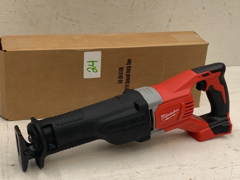 lot 24 image: Milwaukee M18 Sawzall Reciprocating Saw